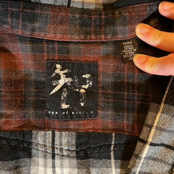 Black and white flannel - Picture 2 of 3